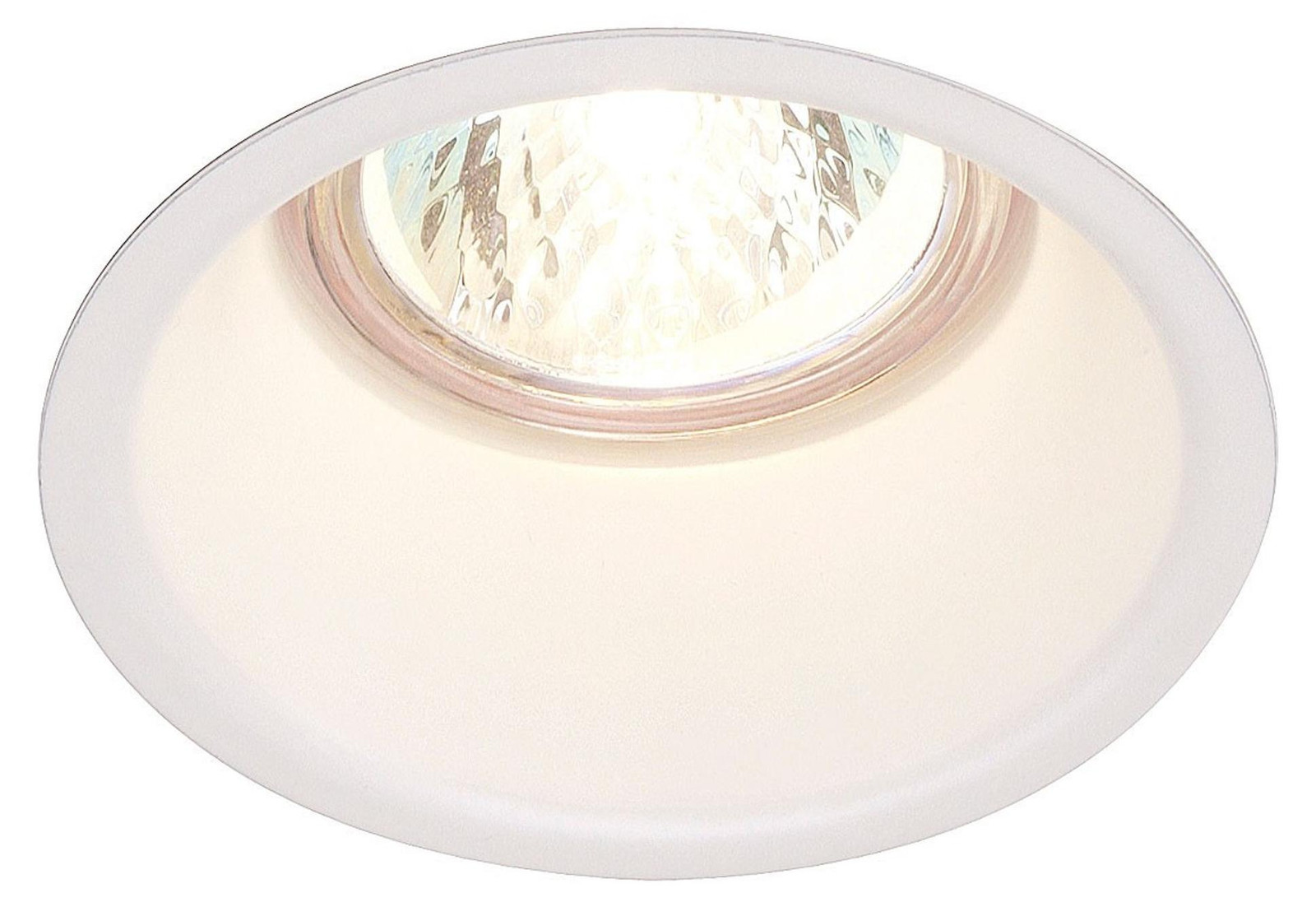 SLV Horn ronde inbouwspot GU10 wit