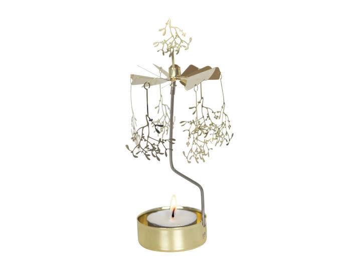 Pluto Design Bougeoir rotatif Houx de Noël