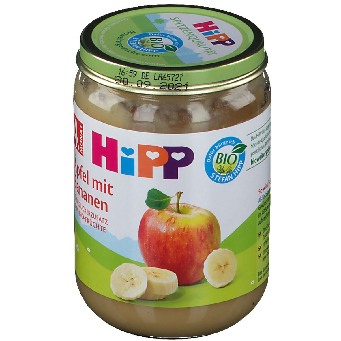 Hipp Früchte Äpfel m.Bananen 190 g Brei