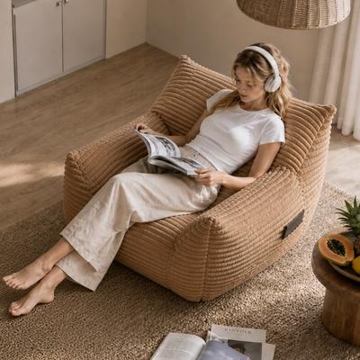 Loedds Oversized Bean Bag Chair, Comfy Lazy Sofa for Adults, Ideal for Bedroom, Dorm & Living Room
