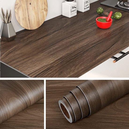 Azomor Houtlook dekplastic voor keuken, meubels en decoratie