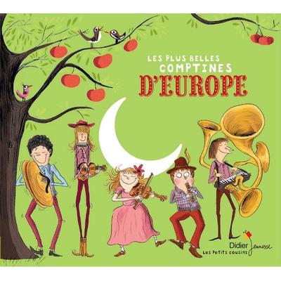 Les plus belles comptines D'Europe - , CD, 9782278075256