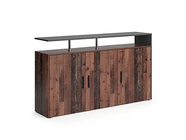 Vicco Kommode Amato, Antikholz, 35 x 91.6 cm zur Aufbewahrung von Kleidung und Haushaltsgegenständen