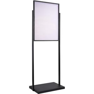 Böttcher-AG Kundenstopper Edge 2, A1, 20 mm Profil, Einschubrahmen, schwarz