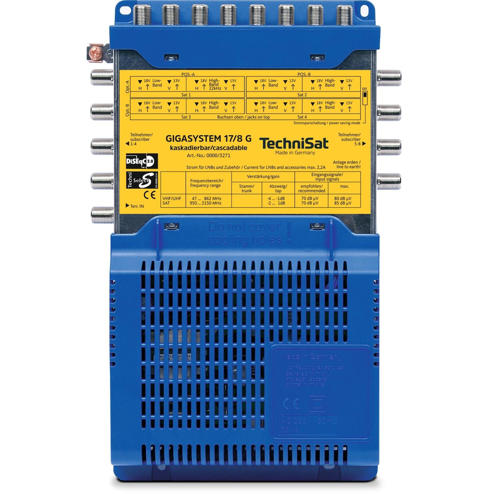 TechniSat GigaSystem 17/8 G (Grundeinheit) Multischalter-System zur Verteilung