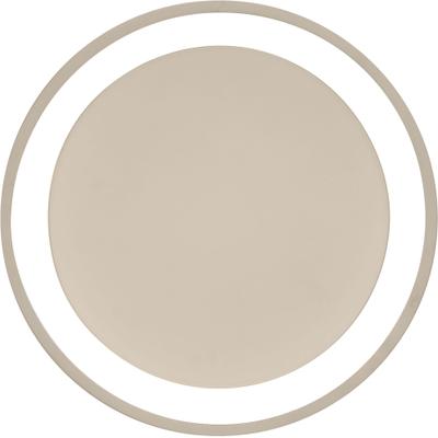 LED Deckenleuchte "AARON", beige (sand), 1, Ø 38cm H: 6,5cm, 1 Stk., HELL HÖLLISCH GUTES LICHT, Leuchten, B-Link Fernbedienung, CCT, LED Deckenleuchte