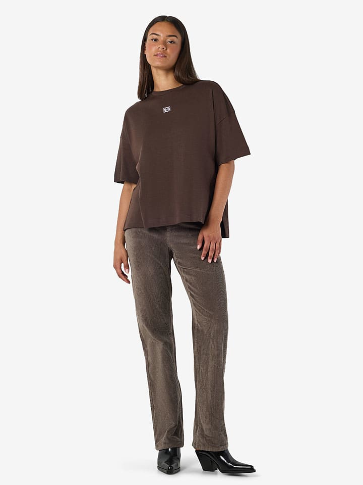 Noisy may Shirt "Kim" in Dunkelbraun - S