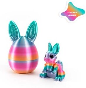 Uplift Picks Easter Rabbit Ornament 3D Printed Bunny Decor Egg Desktop Figurine a