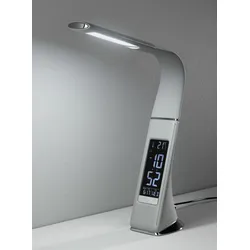 Tischleuchte LED SWING grau (BHT 8x48x6 cm) - grau - BHT 8x48x6 cm