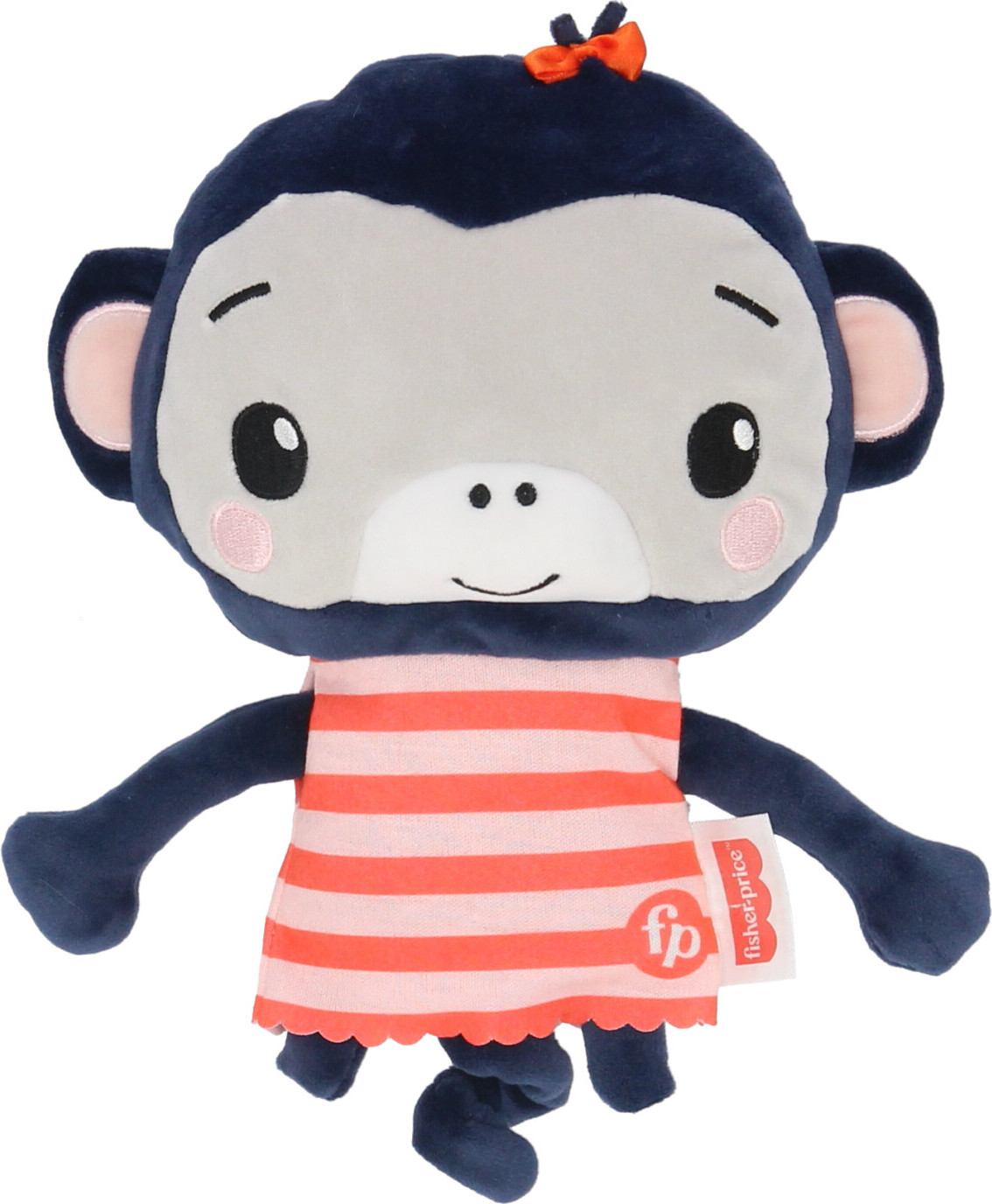 Fisher-Price Zachte pluche knuffel aap voor baby's