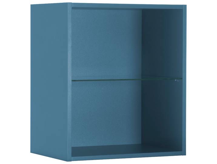 Hängeregal OPTIFIT Mini , blau, B:50cm H:58cm T:35cm, Regale, Hängeregal