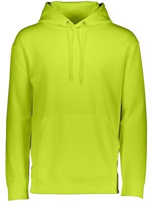 Augusta Sportswear 5505 Wicking Fleece Hoodie in Lime size XL