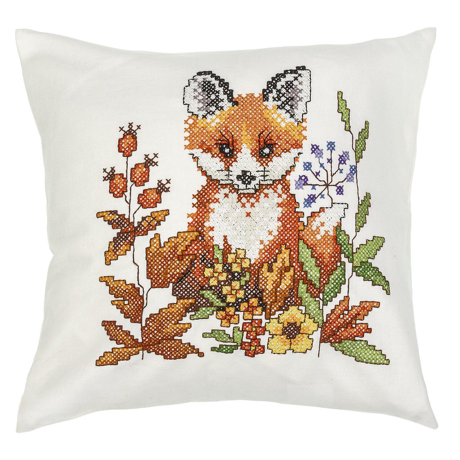 Stickkissen "Kleiner Fuchs"