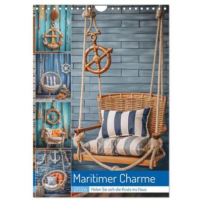 Maritimer Charme (Wandkalender 2026 DIN A4 hoch), CALVENDO Monatskalender