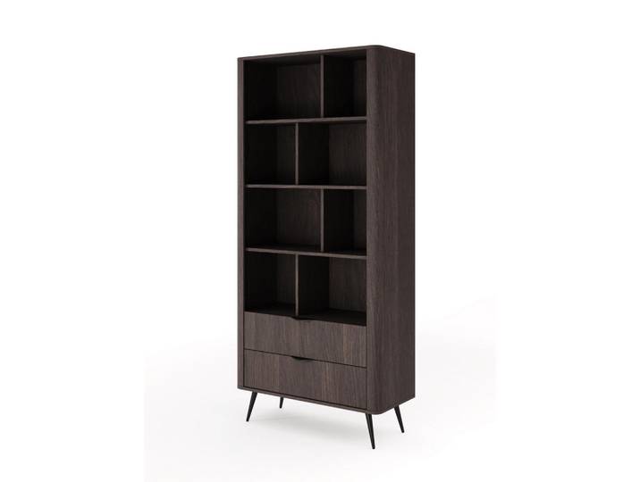 Furnlux Vitrine Veris Braun 88x38x194 cm, 88x194x38 cm, Esszimmer, Vitrinen, Vitrinenschränke