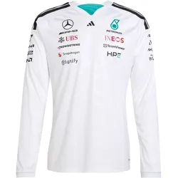 adidas Mercedes-AMG Petronas Formel 1 Team Fahrer langarm Trikot Herren KF0147 - white XXL