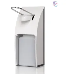 Blanc HYGIENIC Dosierspender, Armhebelspender, EURO-Spender, ALUMINIUM, FIX, 500ml, klein