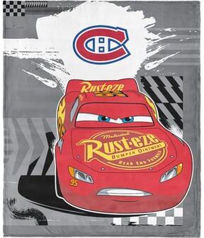 NHL Disney Cars Lap Time Silk Touch Throw Blanket