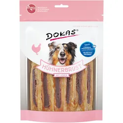 DOKAS Hühnerbrust mit Leber 220 Gramm Hundesnacks