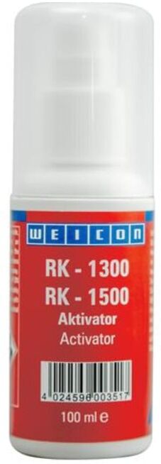 WEICON Aktivator für RK-1300& RK-1500, Vernetzer für Acrylat-Strukturklebstoffe, 100 ml, farblos, transparent (10562100)