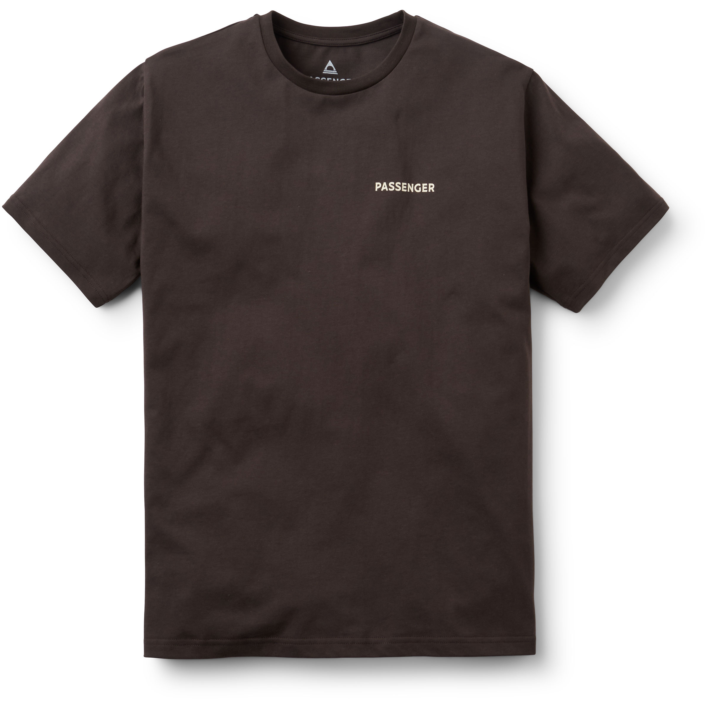 Passenger Cutout Organic Cotton Herren T-Shirts braun Größe M Lifestyle Widerstandsfähig