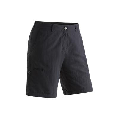 Funktionshose MAIER SPORTS "Nidda", Damen, Gr. 48, Normalgrößen, schwarz, 100% Polyamid, Hosen Funktionshose, Robuste und vielseitige Funktions-Bermuda, ideal zum Wandern