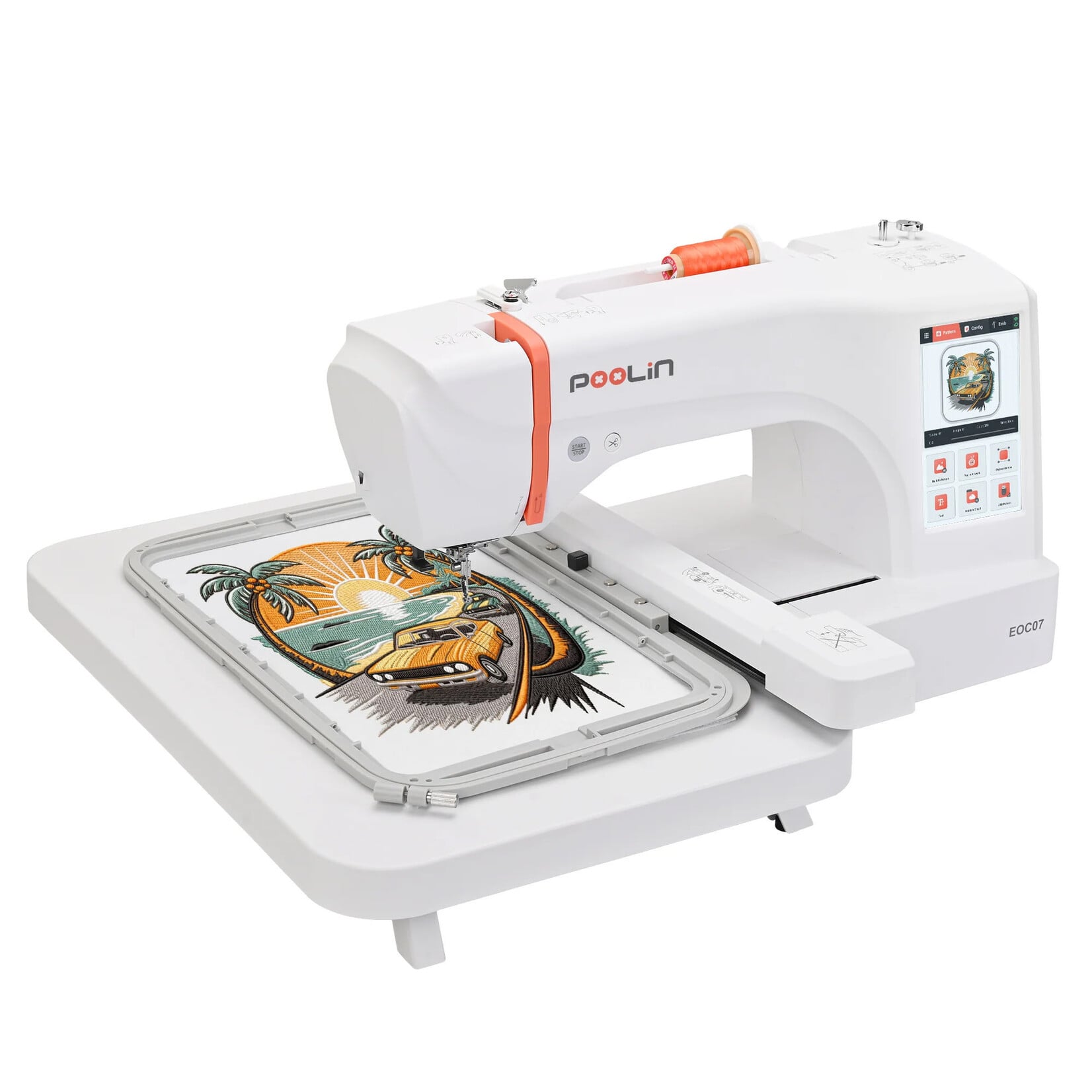 PooLin EOC07 Embroidery Machine PE0701P