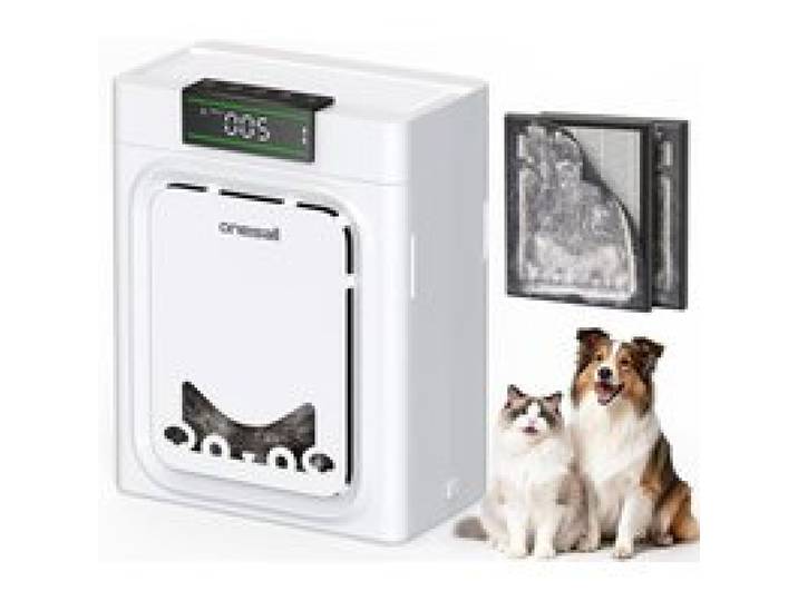 Purificateur DAir Pour Animaux Filtres HEPA Lavables Double Face Capture Poils Poussières Et Allergènes Pour Maison