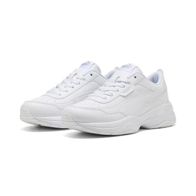Sneaker PUMA "CILIA MODE", Damen, Gr. 39, weiß (puma weiß, puma silber), Synthetik, Schuhe Sneaker, für Alltag, mit SOFTFOAM+ Einlegesohle
