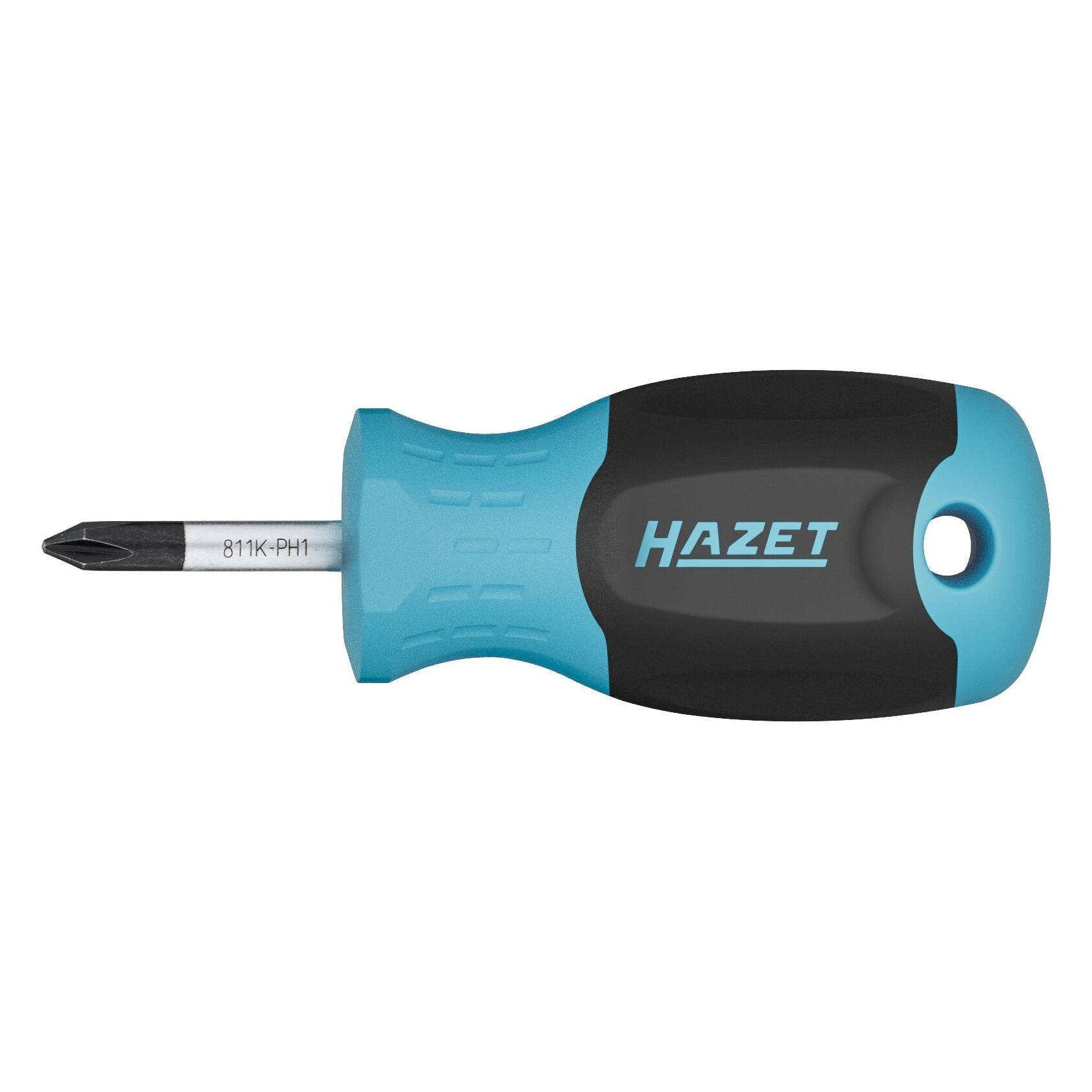 Hazet Schraubendreher 811K-PH1 Kreuzschlitz Profil PH SW PH1 (811K-PH1)