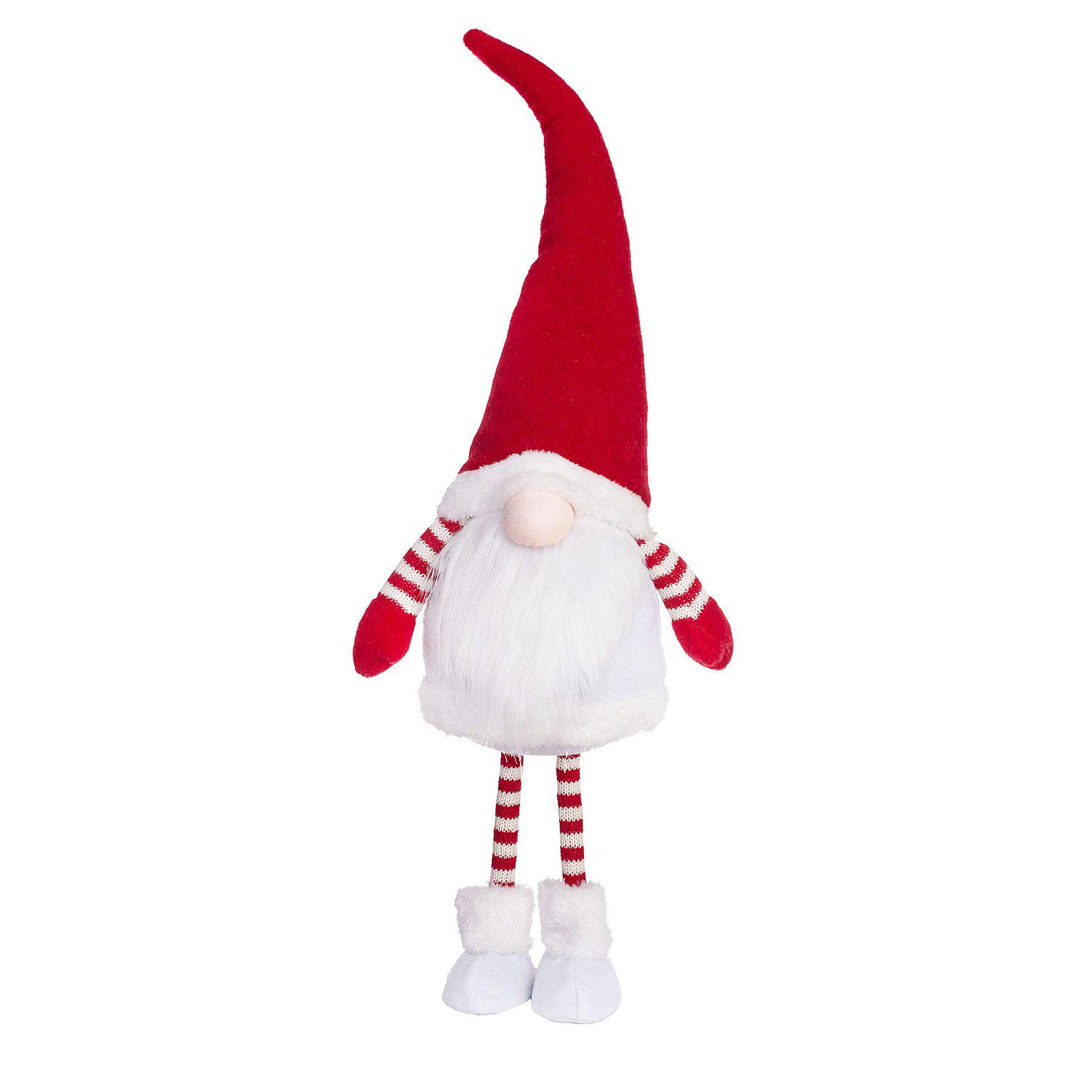 Deko Wichtel aus Stoff, rot, 65 cm