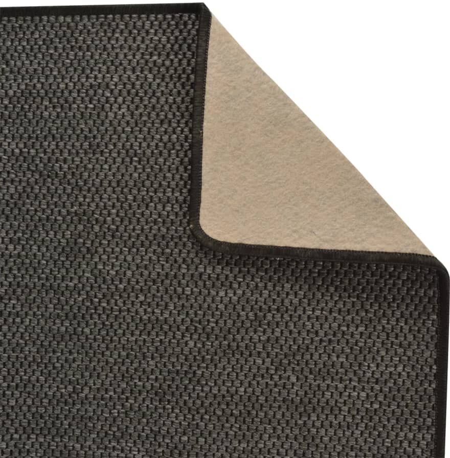 vidaXL Tapis de couloir aspect sisal anthracite 50x300 cm