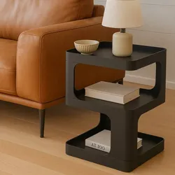 Beistelltisch Sofa Kleiner Tisch in modernem Design und quadratischer Form