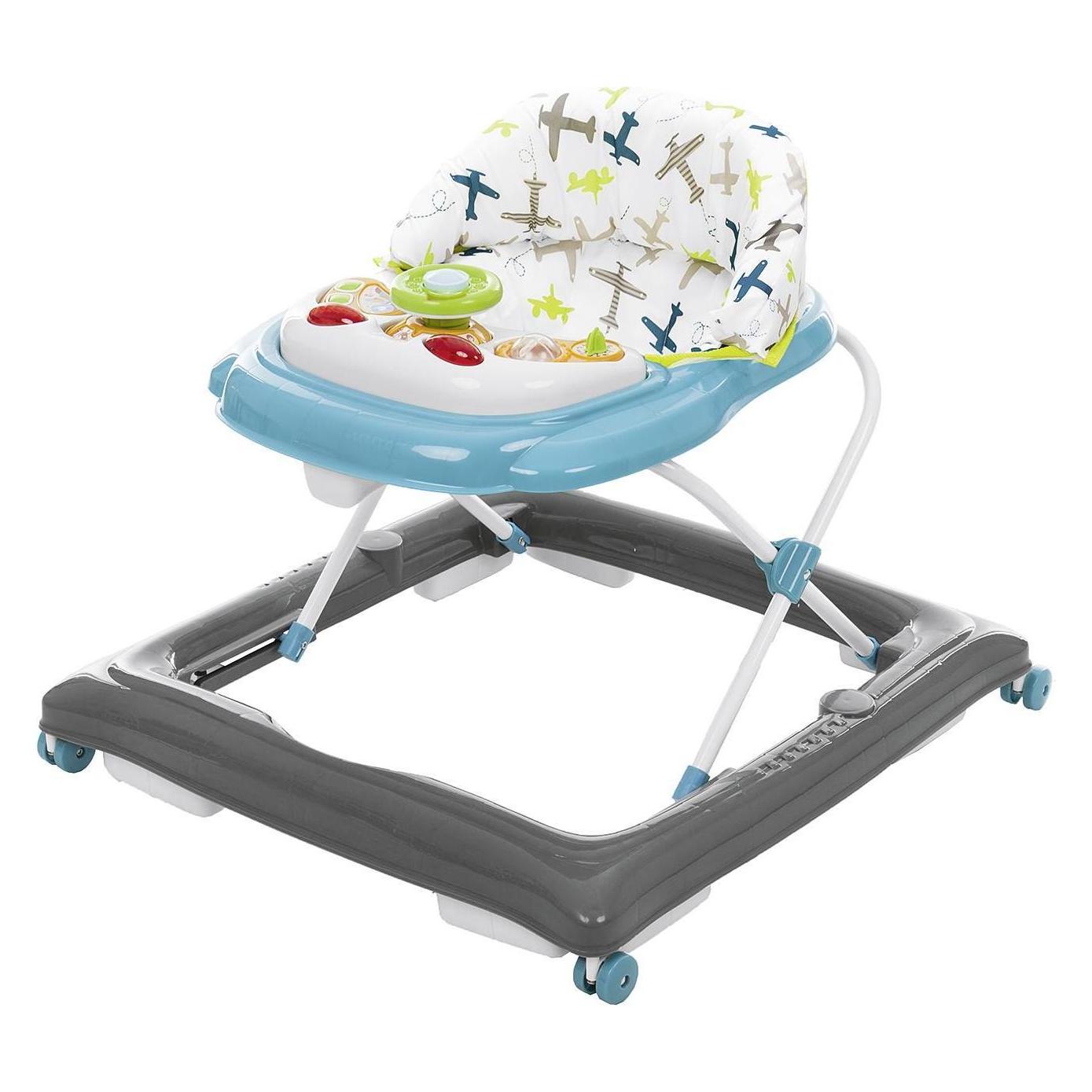 Babyworld BW Gehfrei Flugzeuge grau (616189)