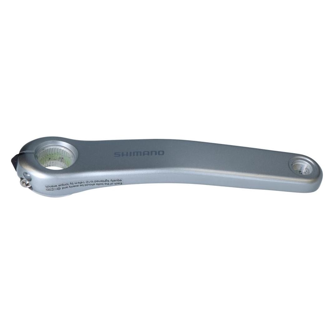 Shimano Kurbelarm E-BIKE SYSTEMS FC-EN500, rechts, 175mm, silber (175 mm) (Y0US98080)