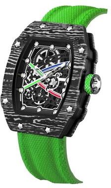 ModernMart Ultra Thin Barrel Shape Quartz Watch Nylon Strap Stylish Casual Timepiece g