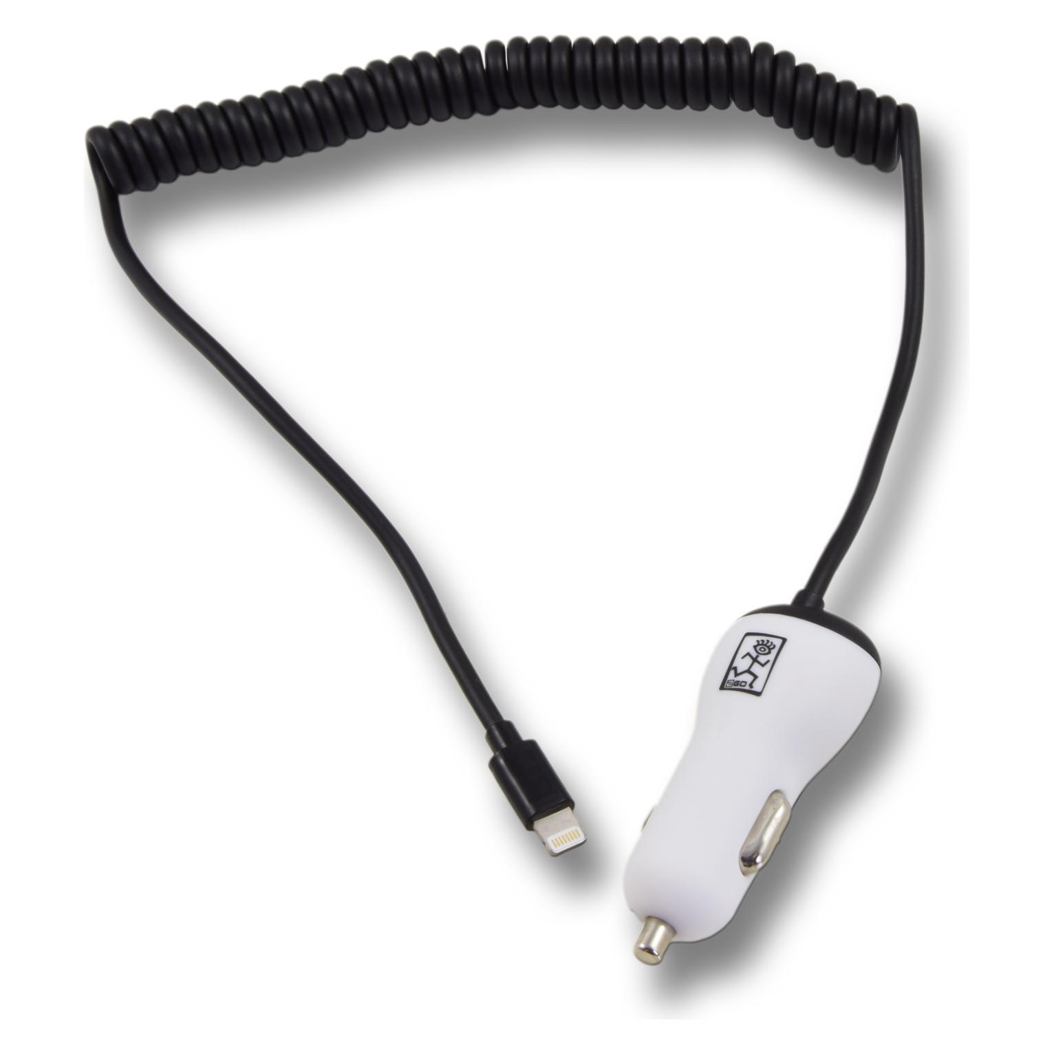 2GO Kfz-Ladeg. 12V/24V-MFI zert-schwarz für iPhone u. iPad (795631)