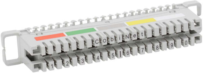 CobiNet Barrette de connexion LSA 2/10 vers 10 DA 1020 055 (112682)