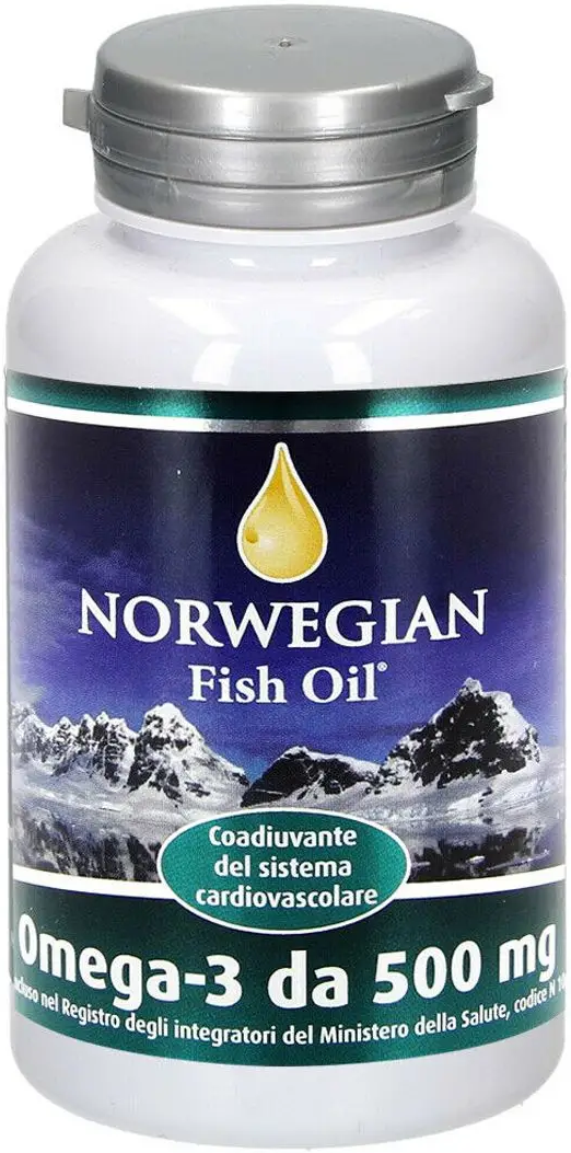 NORWEGIAN FISH OIL AS OMEGA 3 180CPS DA 500 MG