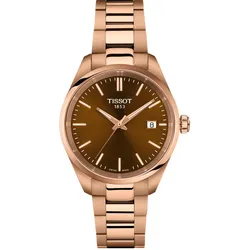 Tissot PR 100 34mm, Quarzwerk, Roségold Damenuhr T150.210.33.291.00