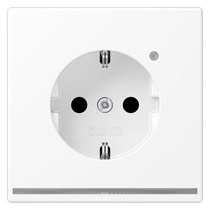 JUNG LS1520-OWWMLNW m.LED-Licht Steckdose SCHUKO (LS1520-OWWMLNW)