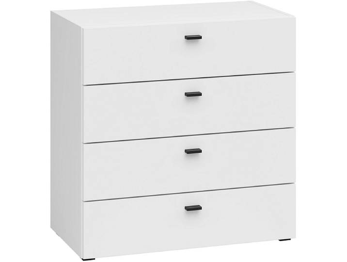 Kommode MODULINK 4 Schubladen 64x35x64cm weiss dekor