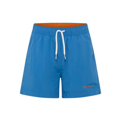 Badeshorts CHAMPION "Boys' beach shorts", Kinder, Gr. XXL (176), N-Gr, blau (srs, arp), Polyamid, Badehosen Badeshorts, für Kinder und Jugendliche geeignet, leichtes Material aus Polyamid