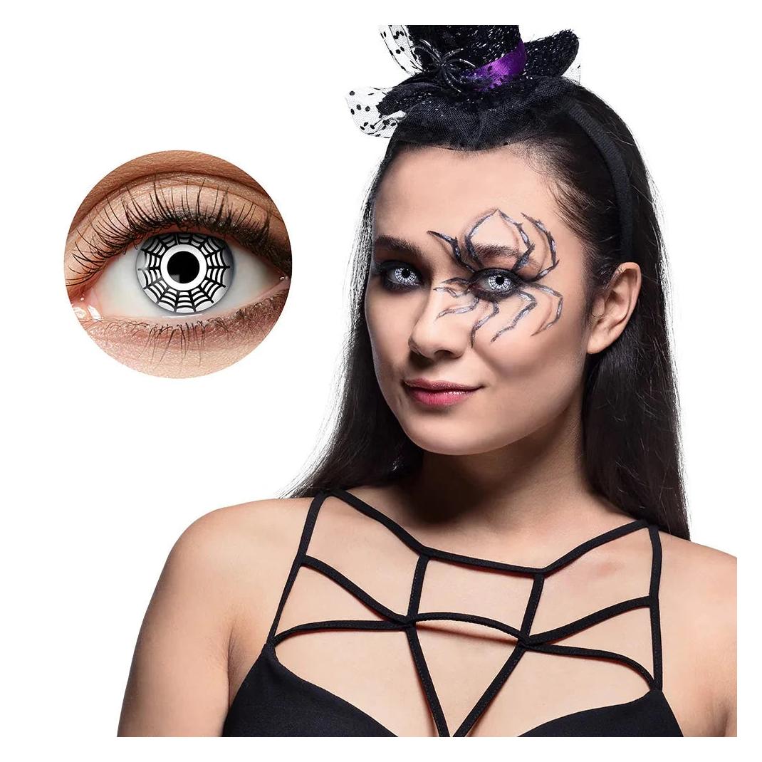 Magni Kontaktlinsen 1 Woche Spinne (Schwarz, Weiss) (640136)