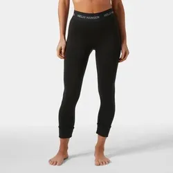 HELLY HANSEN Ski Alpin Unterhosen Unterhosen lang Da W LIFA MERINO MIDW 3/4 PANT, Größe XS in Schwarz Schwarz