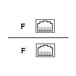 APC RJ45F/RJ45F IN LINE COUPLER (47136WH)