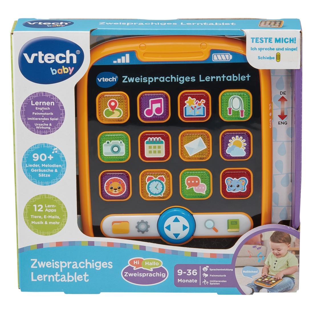 VTech Zweisprachiges Lerntablet (Deutsch, Englisch, 0.75 - 3 Jahre) (80-578544)