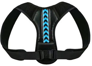 Useful Little Things Adjustable Back Posture Corrector And Spine Reshaping Belt a Black Blue xxl