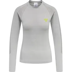 hummel, Damen, Sportshirt, Gg12 Training Seamless L/S Woman (XXL), Grau