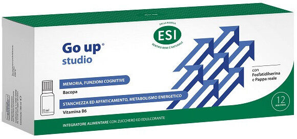 Esi Go Up Studio Integratore Memoria E Concentrazione 12 Mini Drink